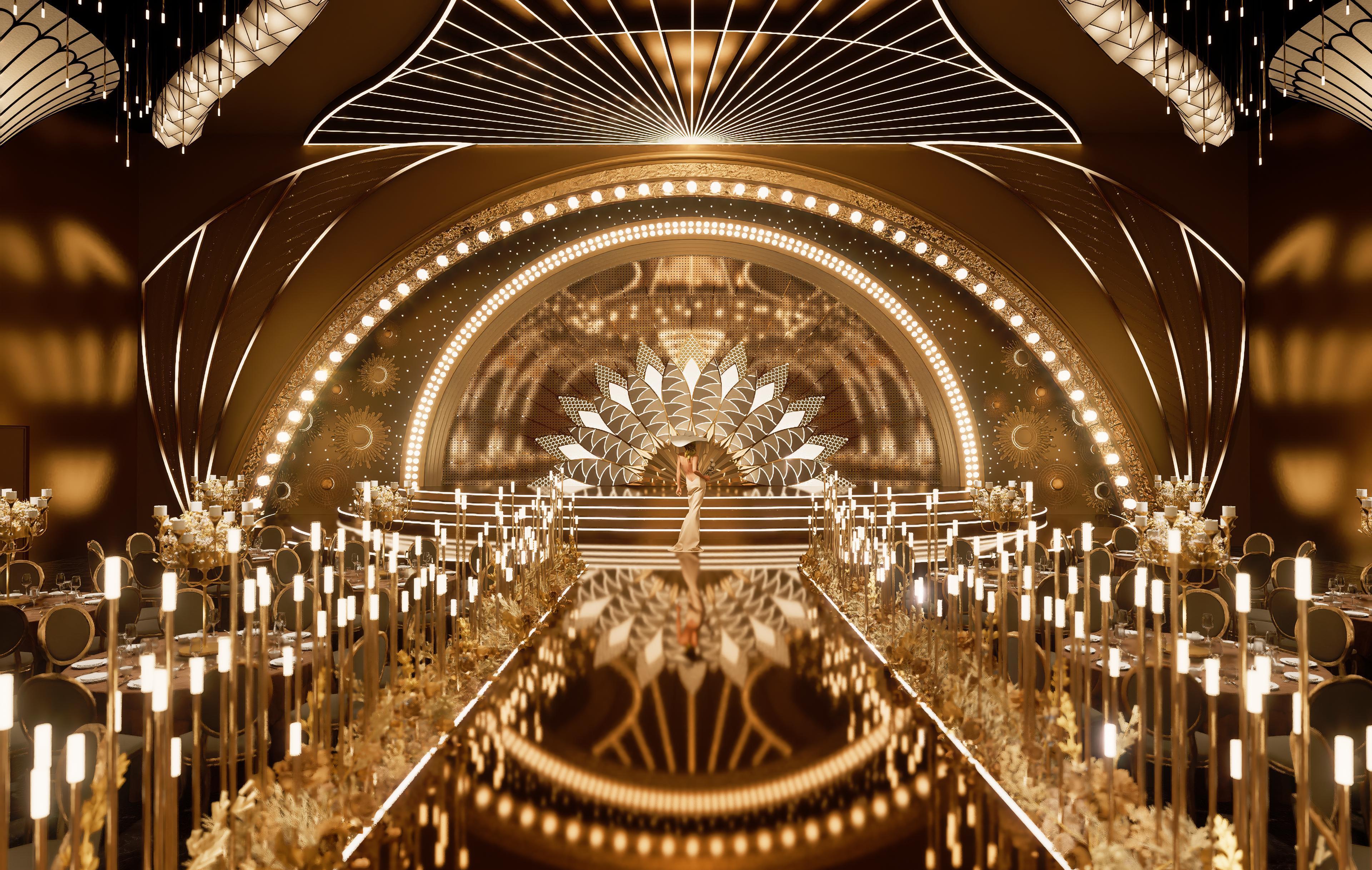 Luxury Wedding Banquet Hall Design