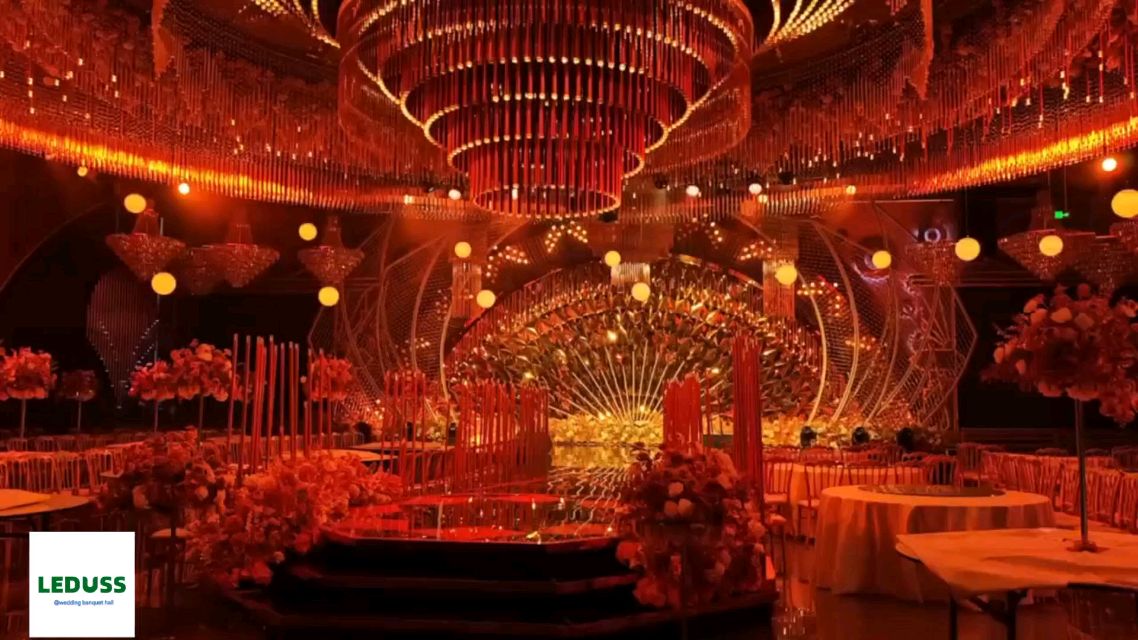 Theater Red Performance Hall banquet hall design direction