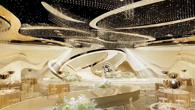 Chengdu Champagne Gold Grand Ballroom
